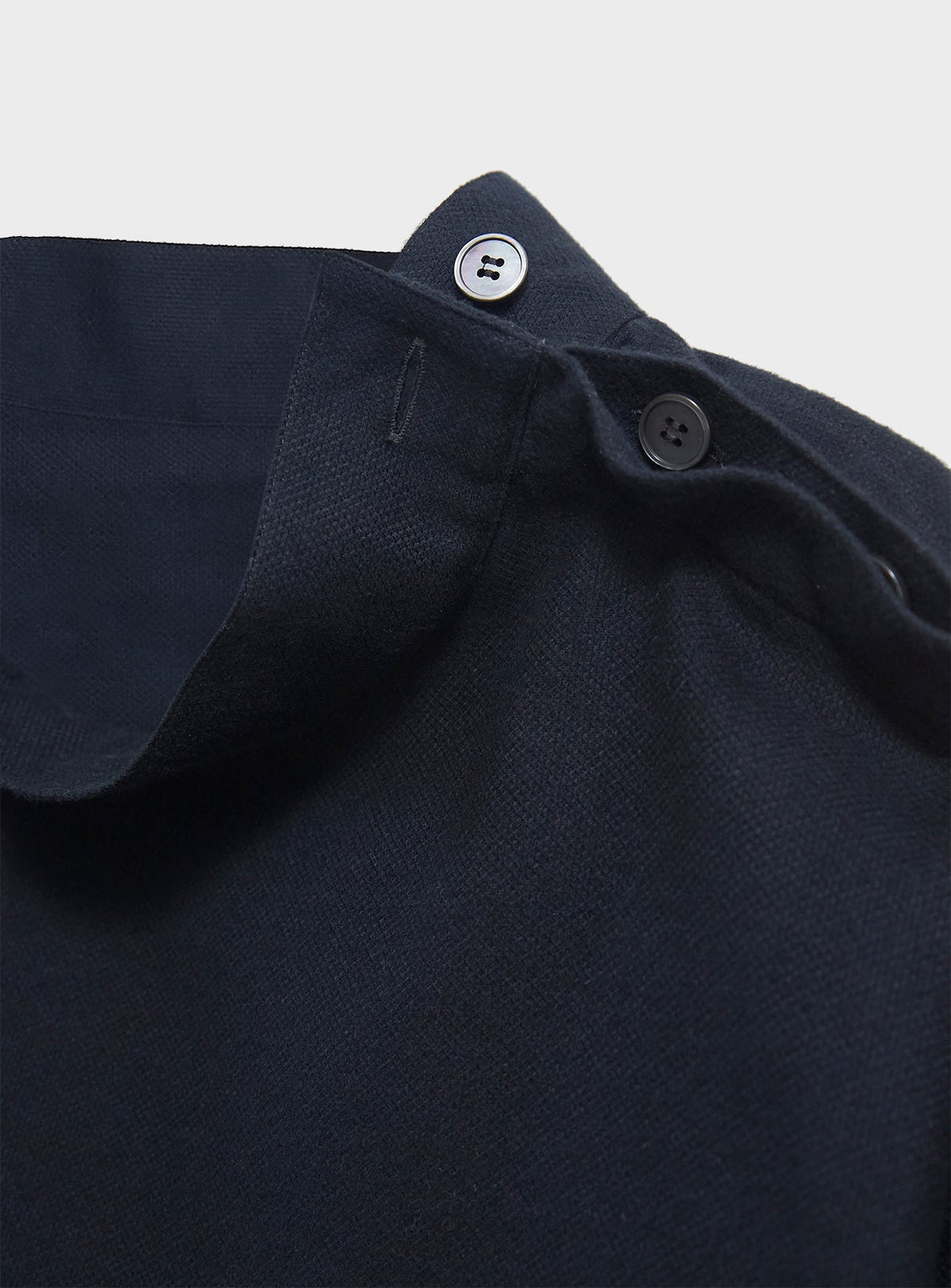Recycled Zero waste Black Fisherman's Smock + Silo Shirt