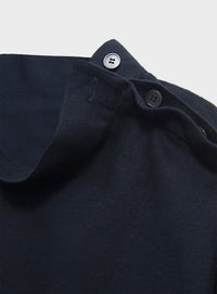 Recycled Zero waste Black Fisherman's Smock + Silo Shirt