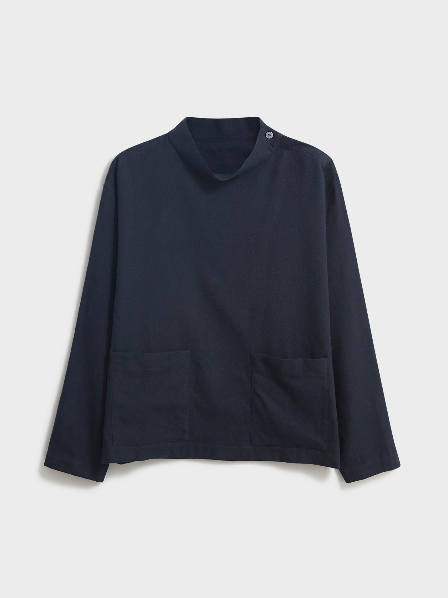 Recycled Zero waste Black Fisherman's Smock + Silo Shirt