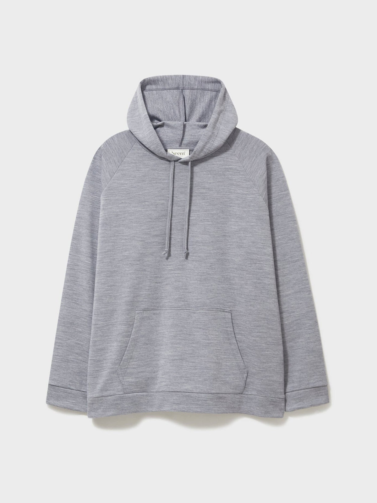 ZQ Merino Fleece Backed Silver Modern Hoodie