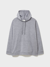 ZQ Merino Fleece Backed Silver Modern Hoodie