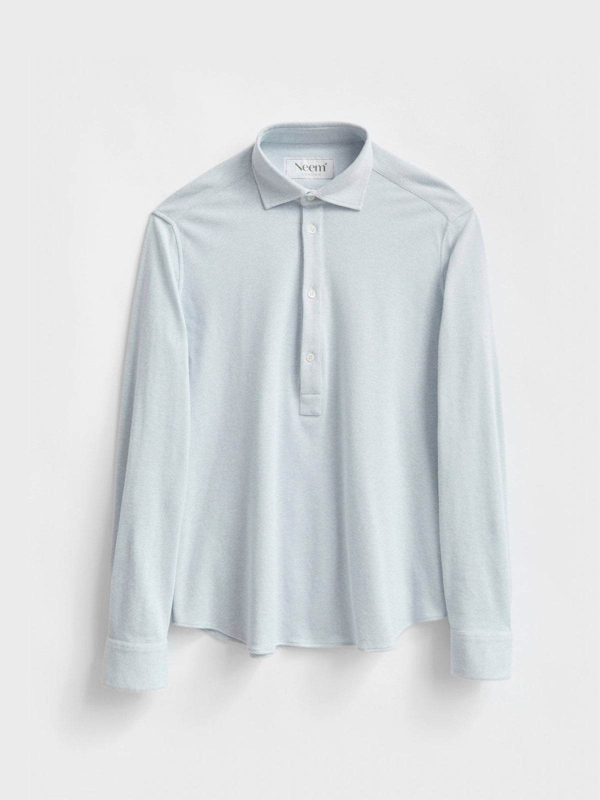 Recycled Italian Sky Dobby Popover Shirt